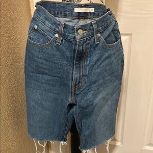 Levi's Blue Jean Shorts